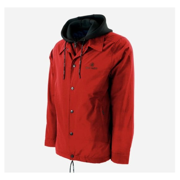 Body Glove Hooded Coach's Jacket Black NWT Medium - Picture 3 of 7